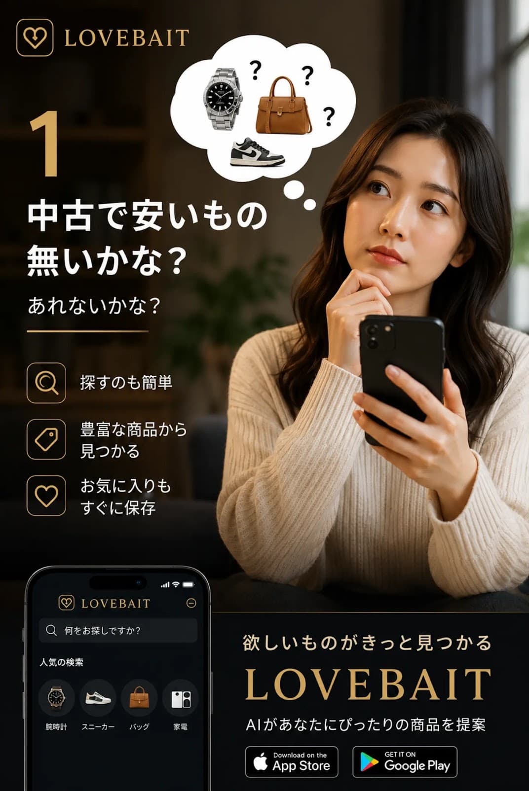 LOVEBAIT — このお宝、世界中の誰かに届く